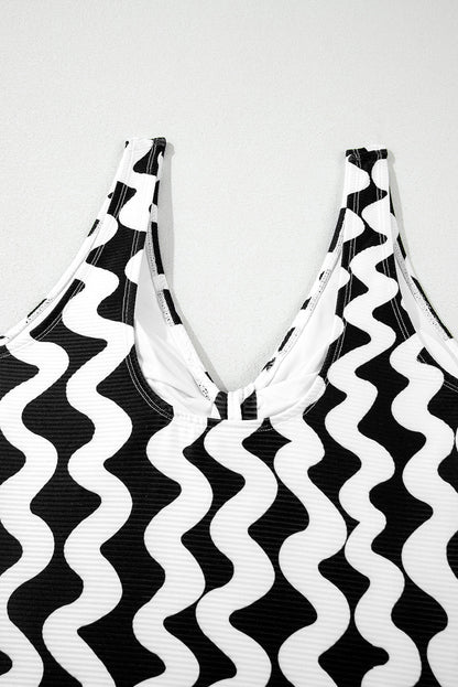 Threaded Pear Meilani Cut One Piece Swimsuit