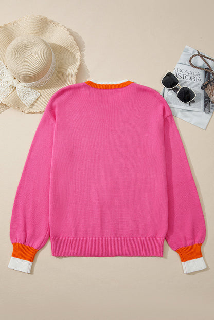 Threaded Pear Anahi Drop Shoulder Knit Sweater