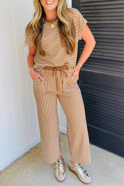 Threaded Pear Aspyn Stripe Tee