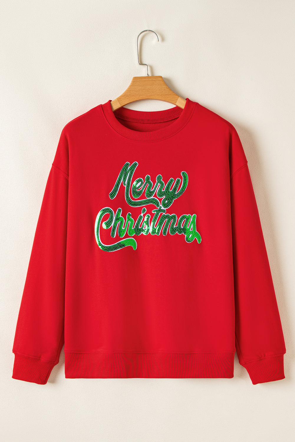 Threaded Pear Amelia Drop Shoulder Loose Sweatshirt