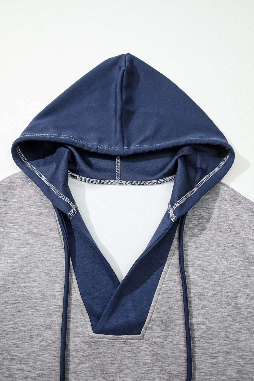 Threaded Pear Zariyah Block Patchwork Drawstring Hoodie