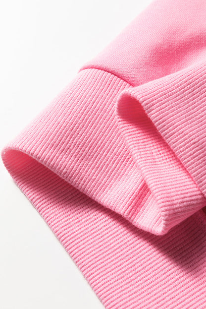 Threaded Pear Felitina Patchwork Zip Collar Pullover