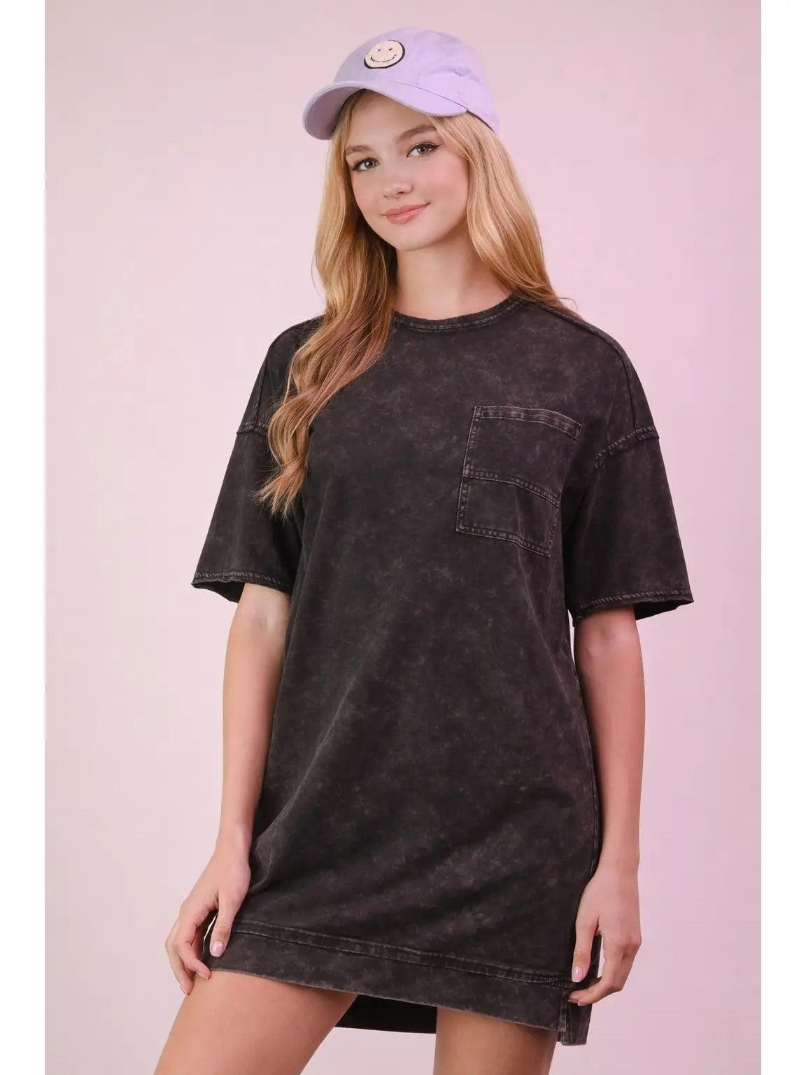 Women's Summer T Shirt Dress Casual Short Sleeve Crewneck Loose Fit