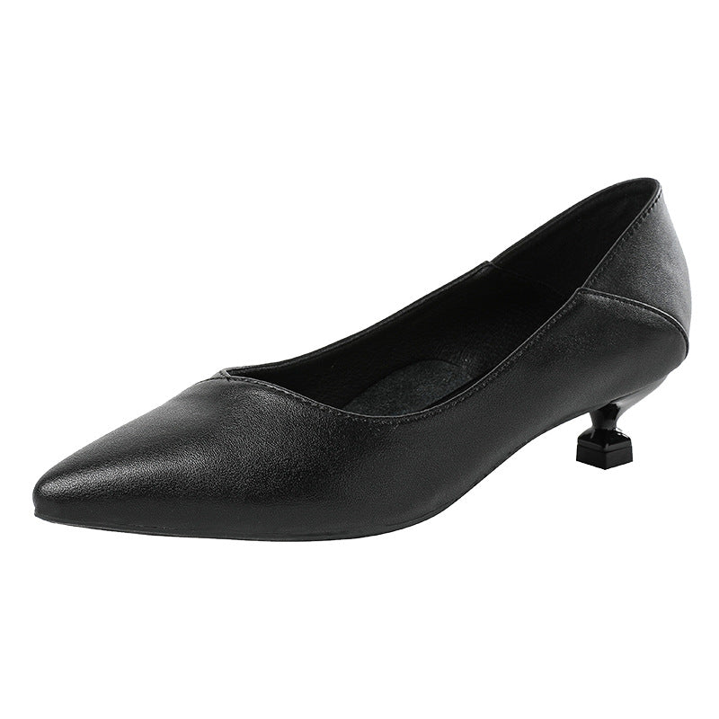 Women’s Professional Work Shoes for Office & Interviews | Elegant Low-Heel Formal Pumps | High-Sense Business Casual Loafers | Comfortable Non-Slip Professional Footwear