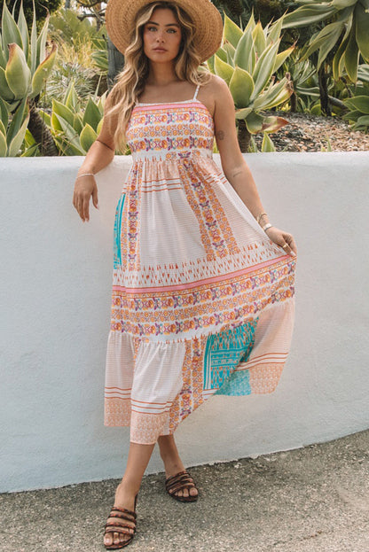 Threaded Pear Mckinley Boho Patchwork Sundress
