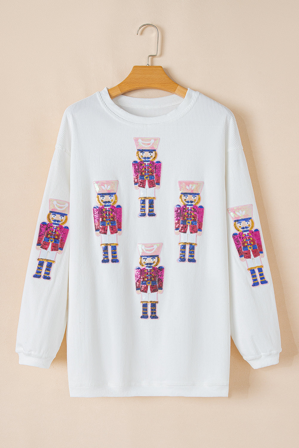 Threaded Pear Aria Christmas Fashion Corded Sweatshirt