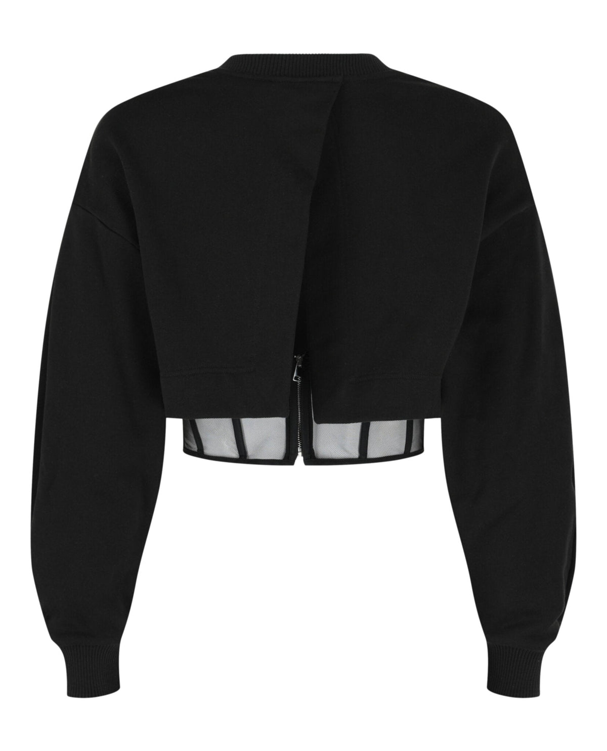 Alexander McQueen Layered Cropped Sweatshirt