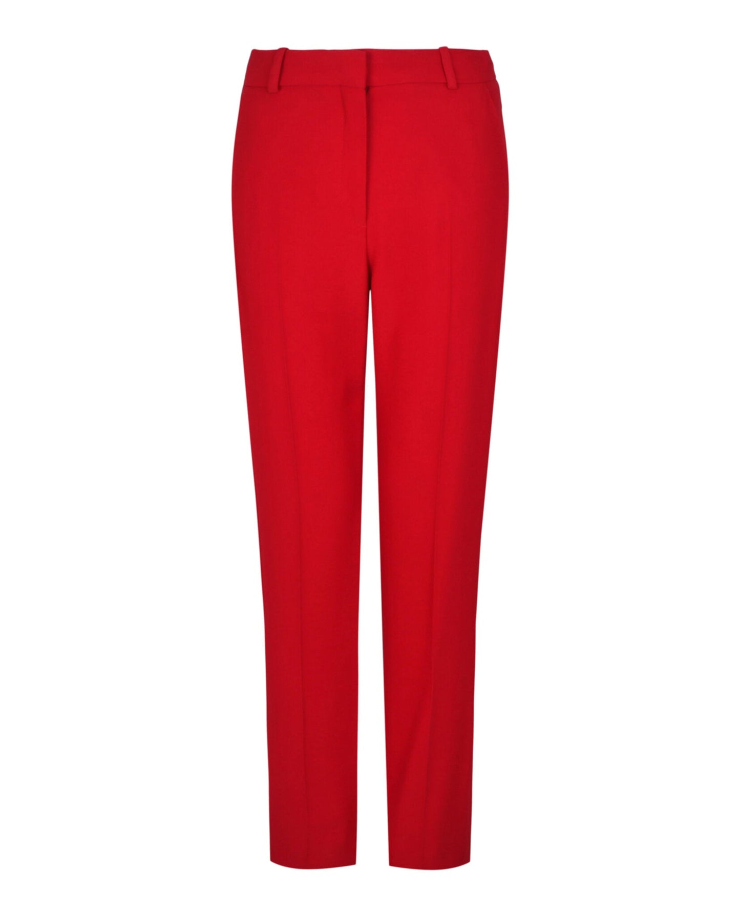 Alexander McQueen Leaf Crepe Cigarette Trousers