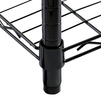 Assembled Foldable Metal Storage Shelving Unit - 3 Sizes & 2 Colors!