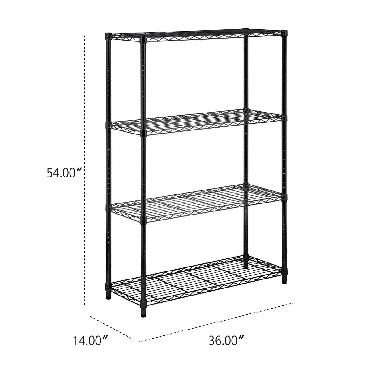 Assembled Foldable Metal Storage Shelving Unit - 3 Sizes & 2 Colors!