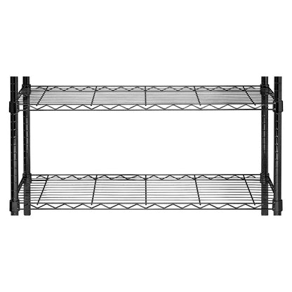 Assembled Foldable Metal Storage Shelving Unit - 3 Sizes & 2 Colors!