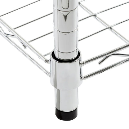 Assembled Foldable Metal Storage Shelving Unit - 3 Sizes & 2 Colors!