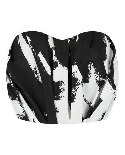 Alexander McQueen Graffiti Bustier Top