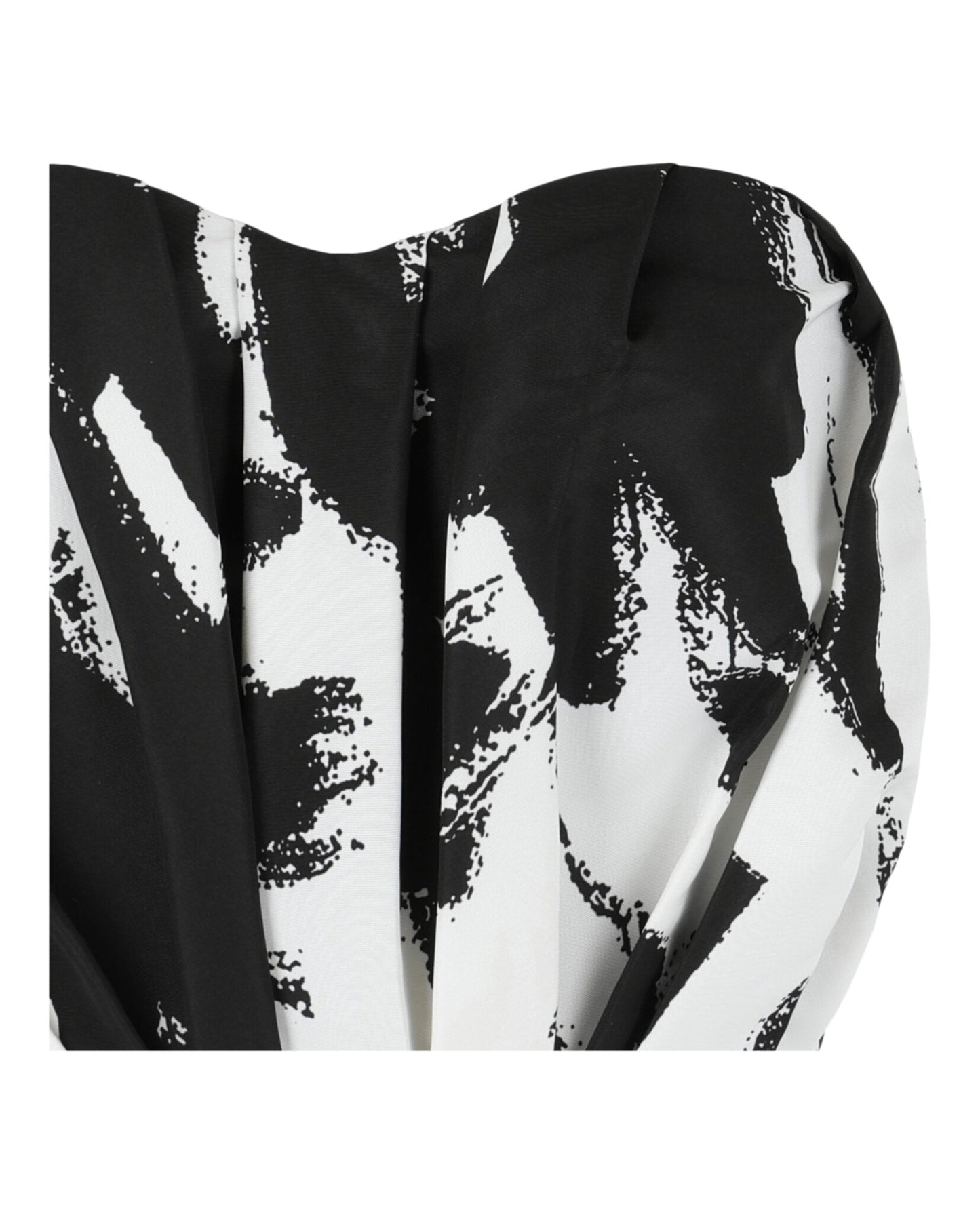 Alexander McQueen Graffiti Bustier Top