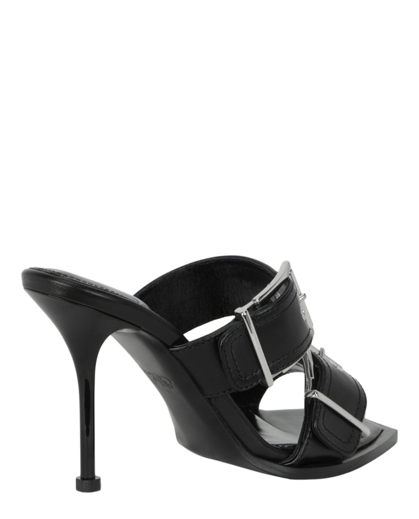 Alexander McQueen Double Buckle Punk Mules