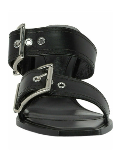 Alexander McQueen Double Buckle Punk Mules