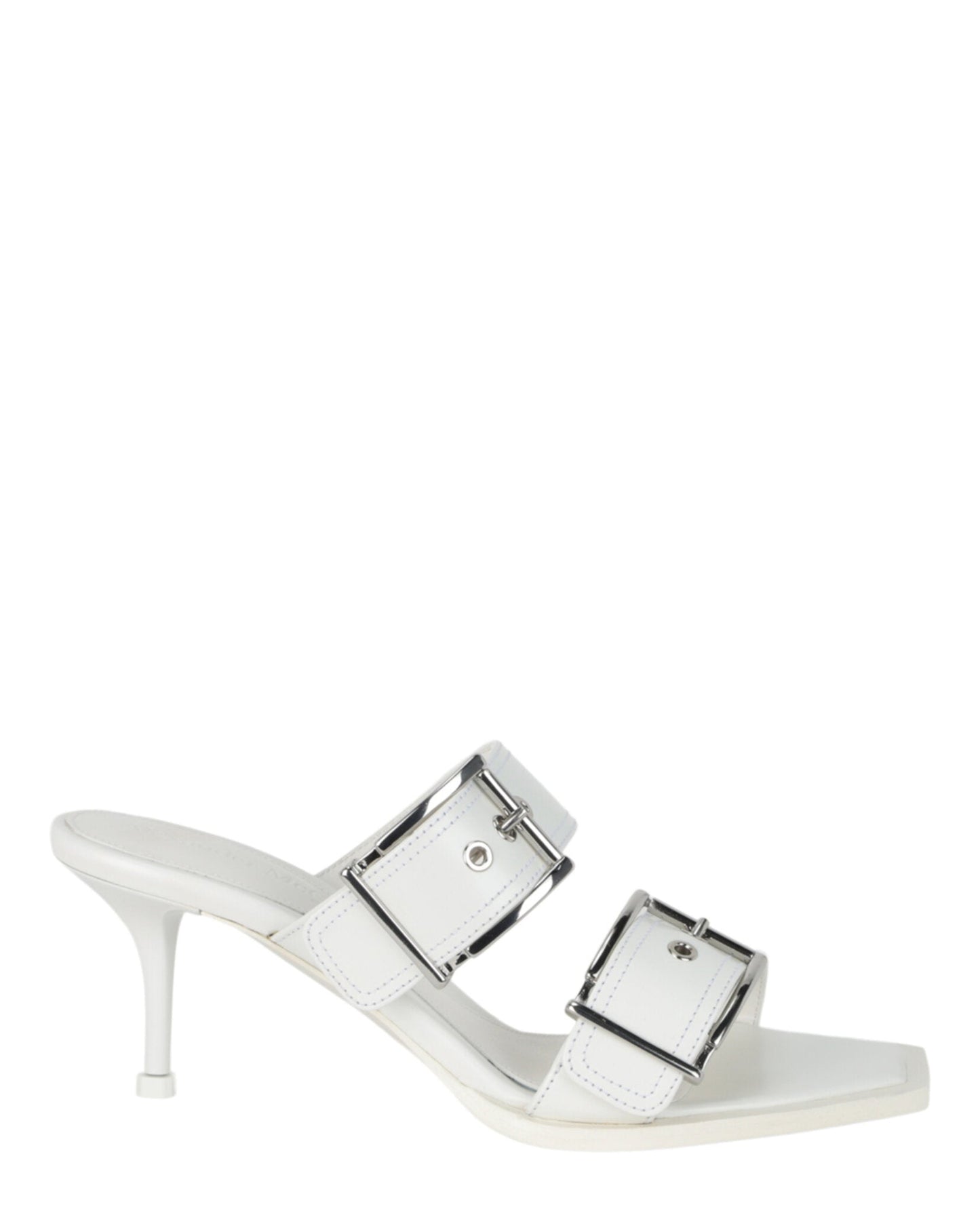 Alexander McQueen Double Buckle Punk Mules