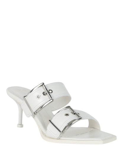 Alexander McQueen Double Buckle Punk Mules