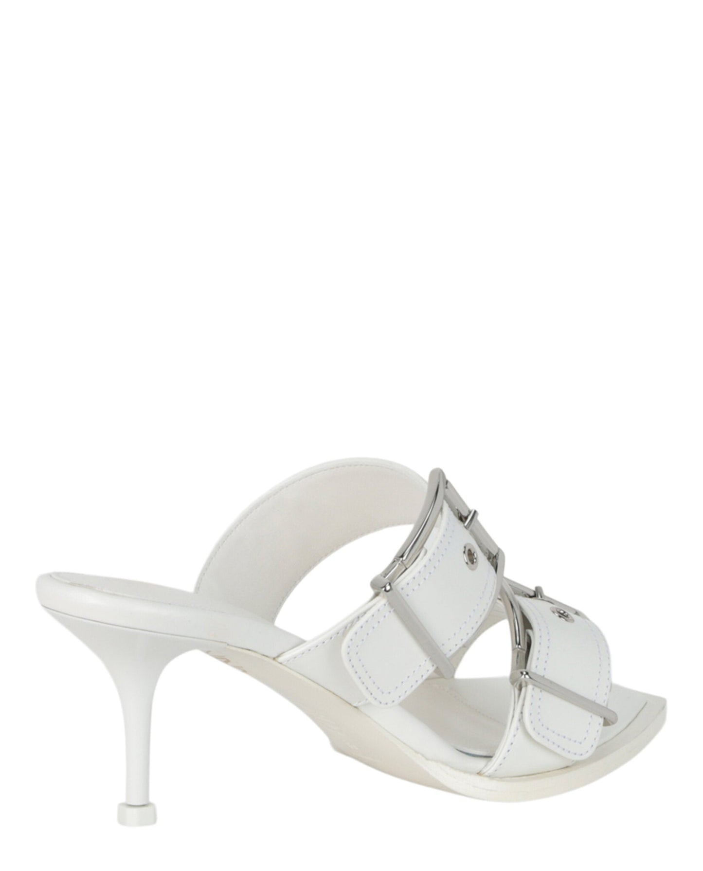 Alexander McQueen Double Buckle Punk Mules
