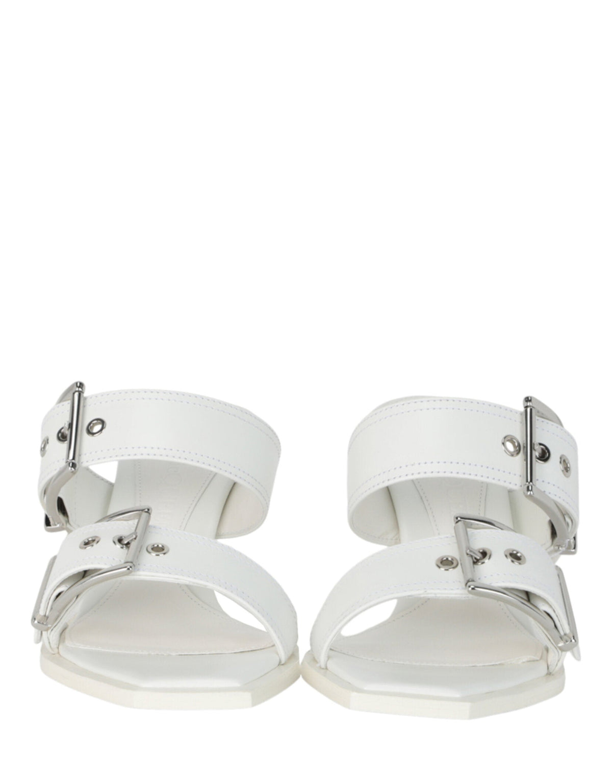 Alexander McQueen Double Buckle Punk Mules