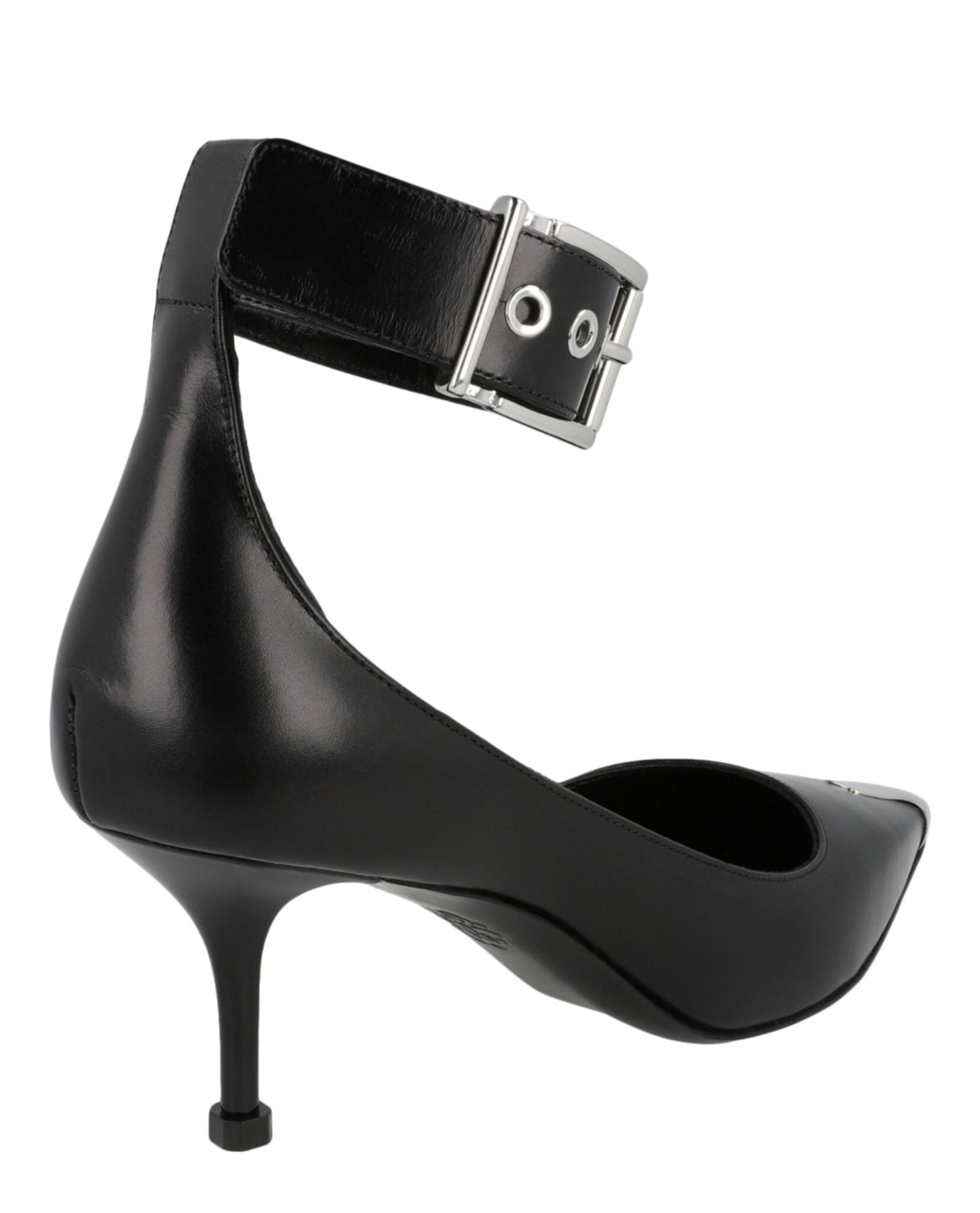 Alexander McQueen Buckle Leather Heels