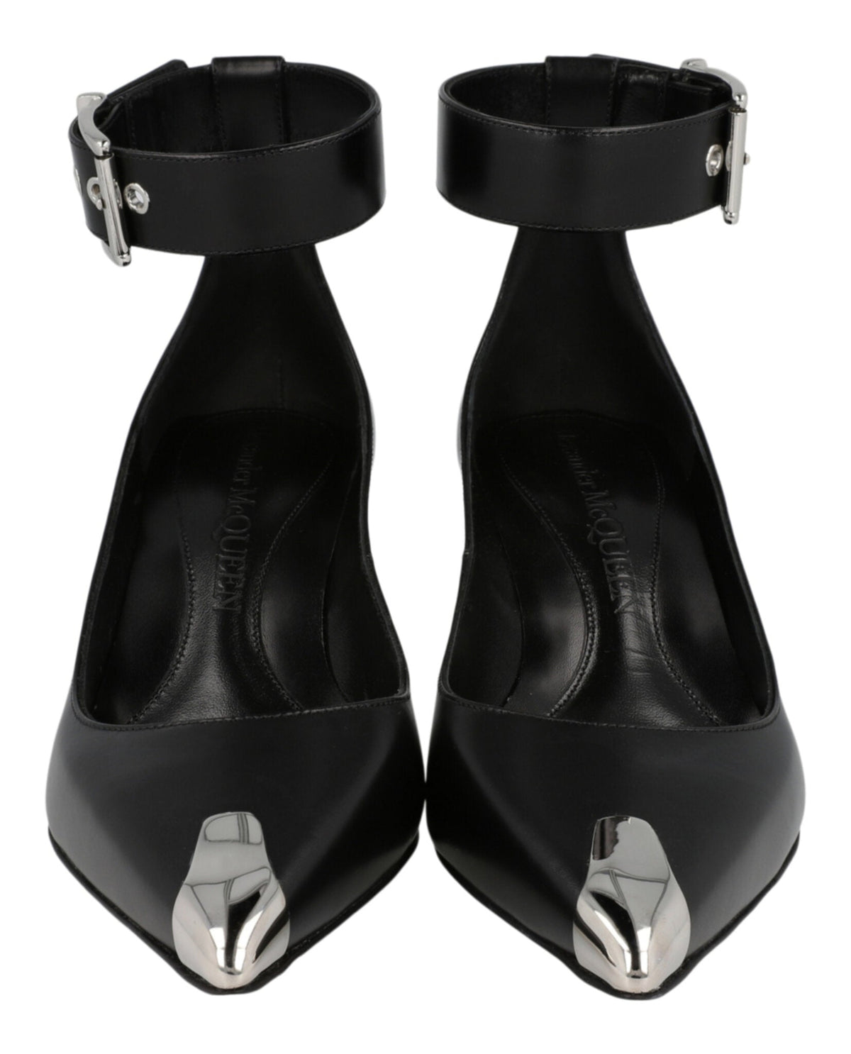 Alexander McQueen Buckle Leather Heels