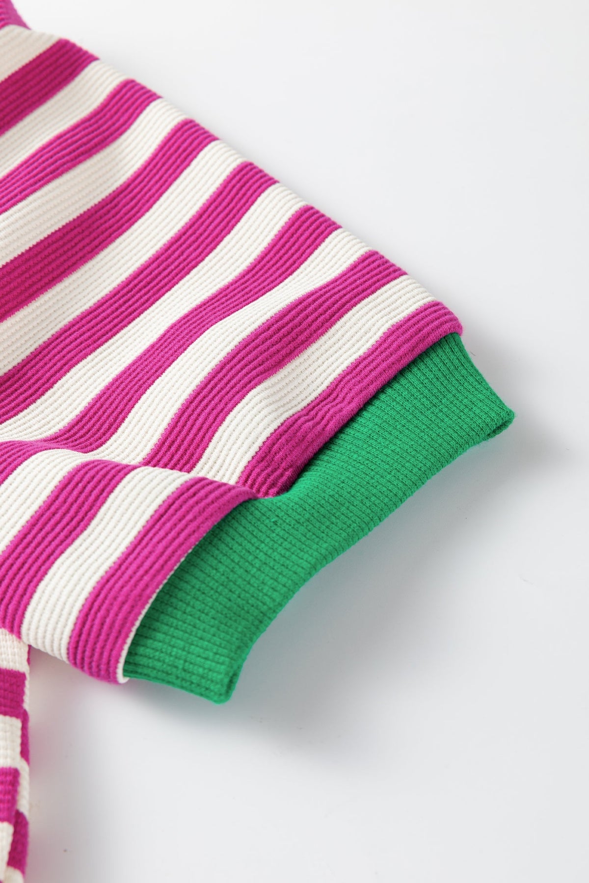 Threaded Pear Nova Sleeve Contrast Trim Tee