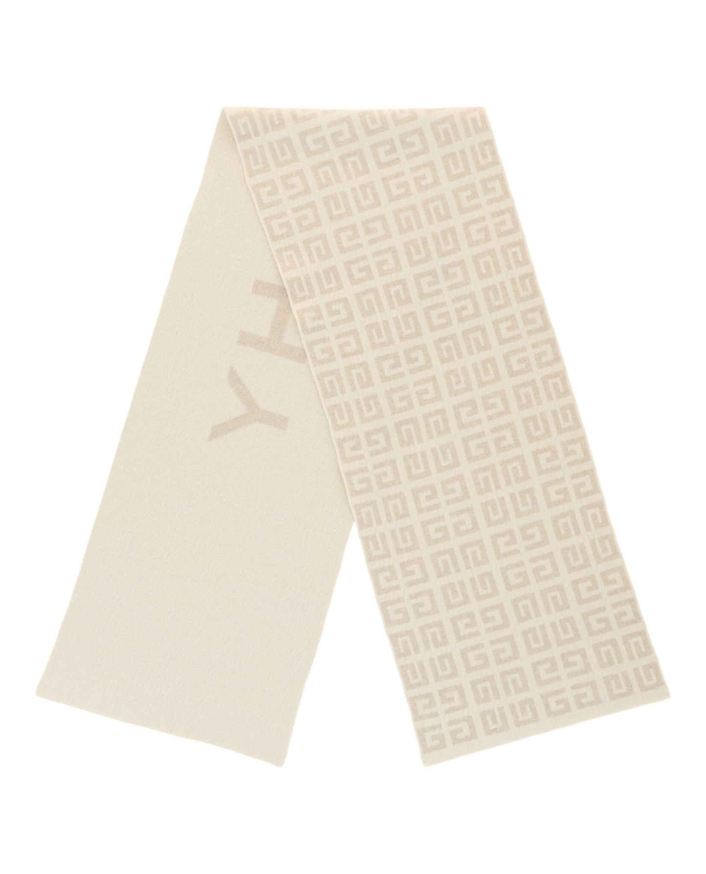 Givenchy Reversible Logo Wool Scarf