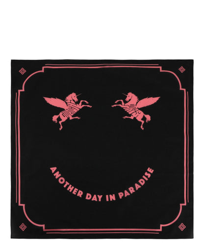 Givenchy Unicorn Embroidery Silk Scarf