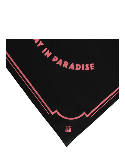 Givenchy Unicorn Embroidery Silk Scarf