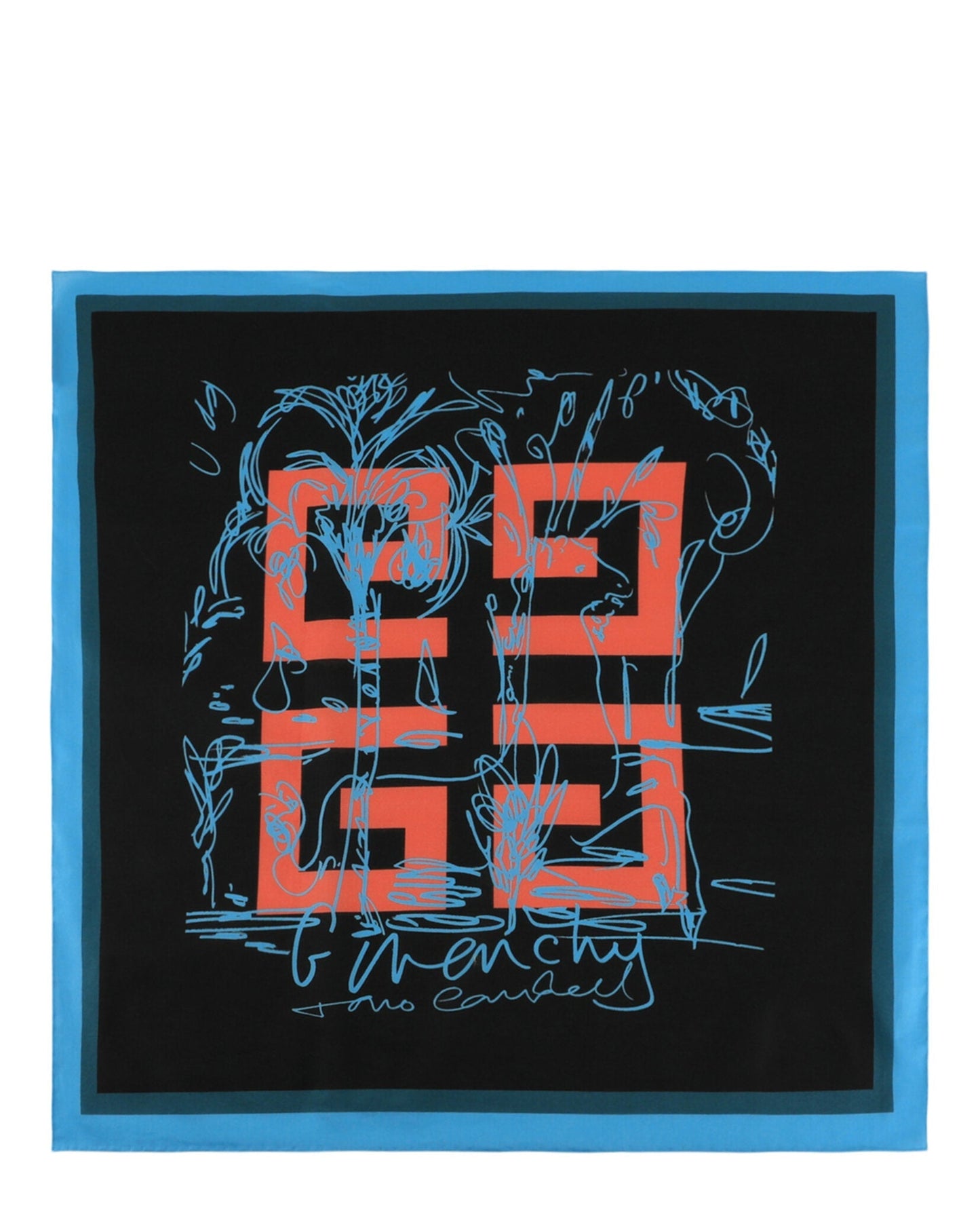Givenchy  X Tomo Campbell 4G Monogram Scarf