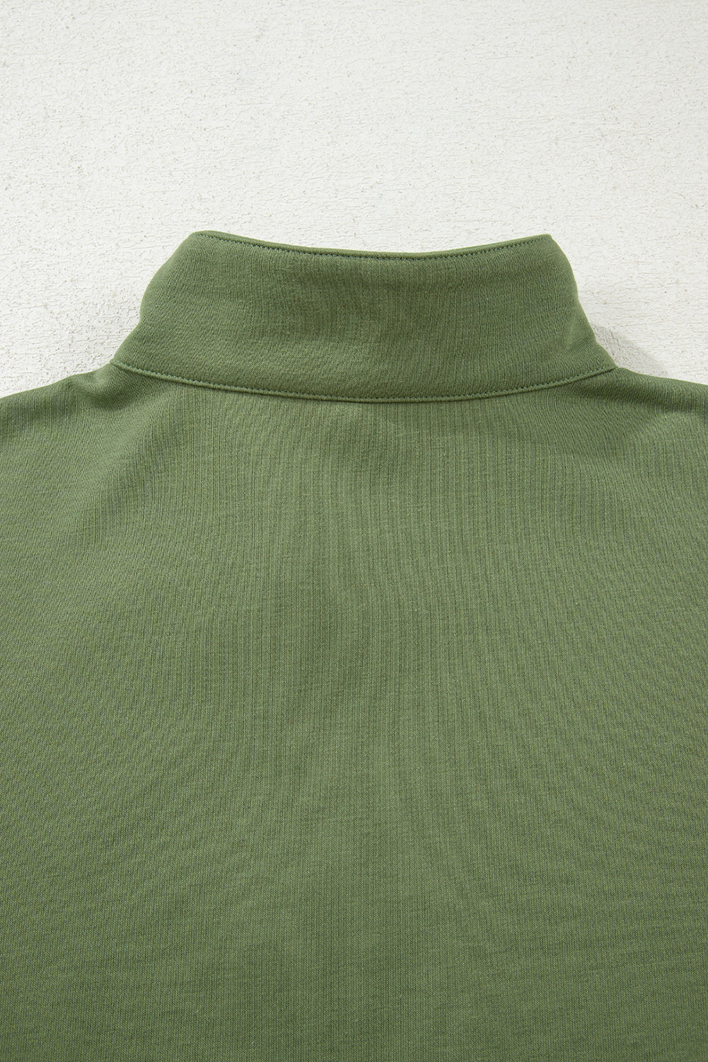 Threaded Pear Felitina Patchwork Zip Collar Pullover