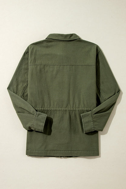 Threaded Pear Francesca Tight Waist Collared Jacket
