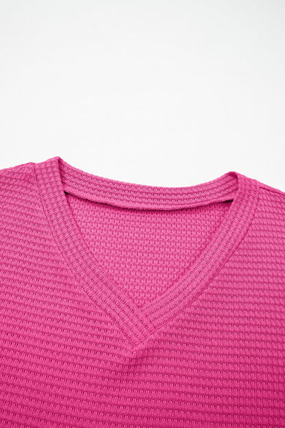 Threaded Pear Alexia Short Sleeve Knit Top