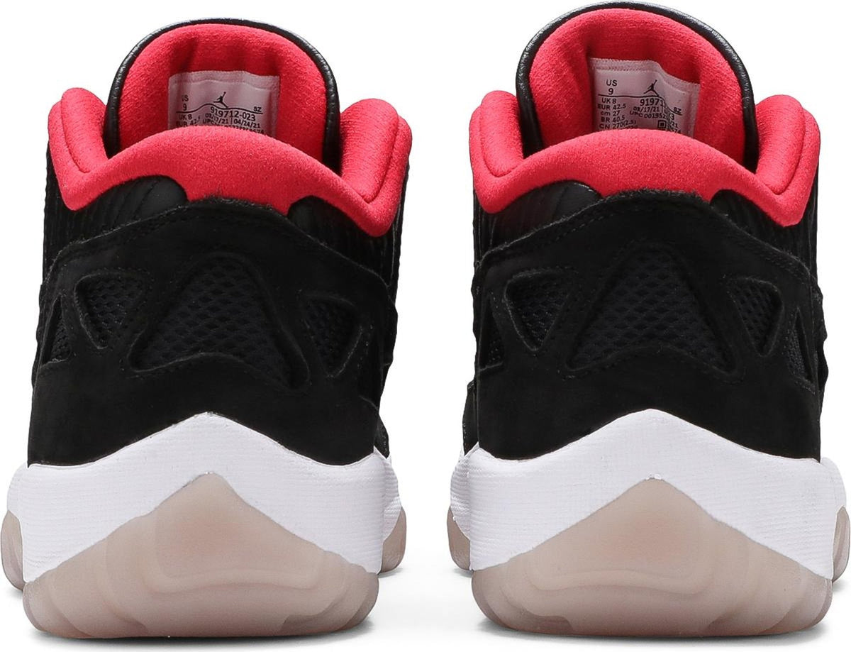 Air Jordan Men's Retro 11 Low Ie 'Bred 2021' Sneakers
