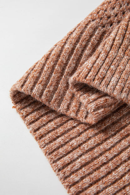 Threaded Pear Luciana Eyelet Drop Shoulder Sweater