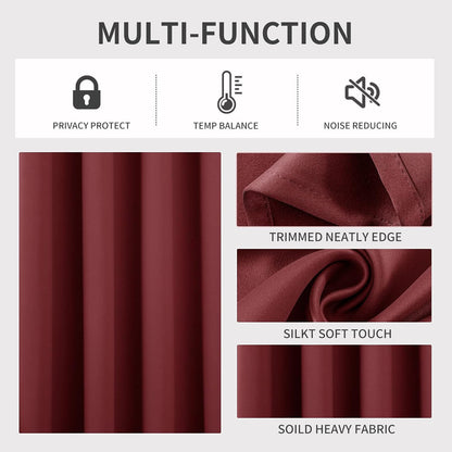2 Pack - 55'' X 84'' Solid Thermal Blackout Panels (19 Colors)