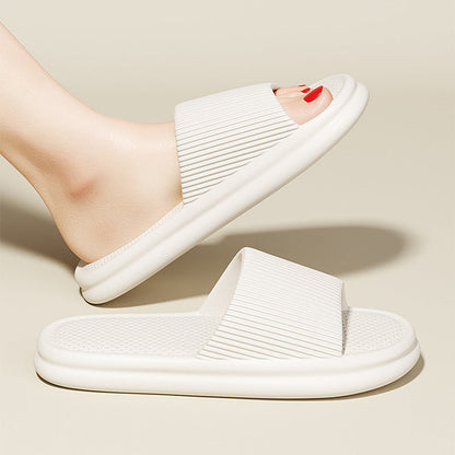 Striped Non-Slip House Slippers