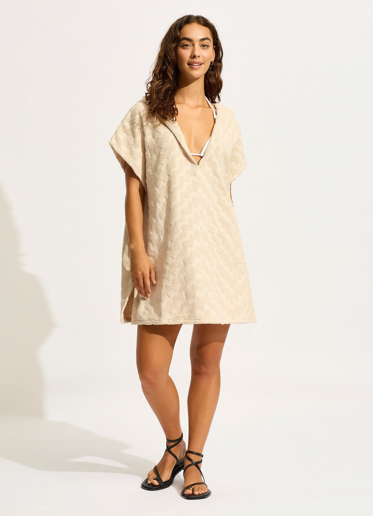 Towel Poncho - Sand