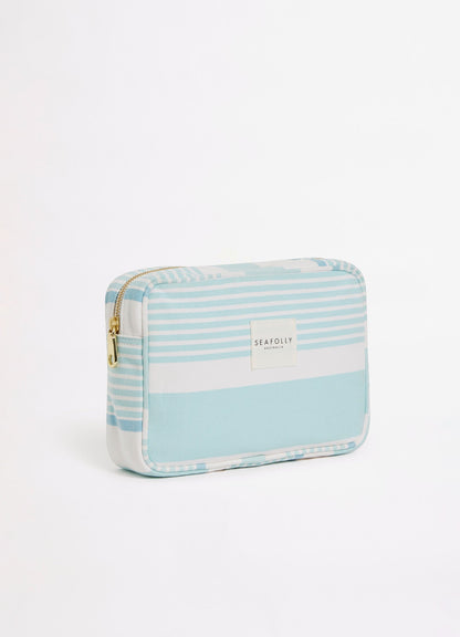 Striped Canvas Pouch