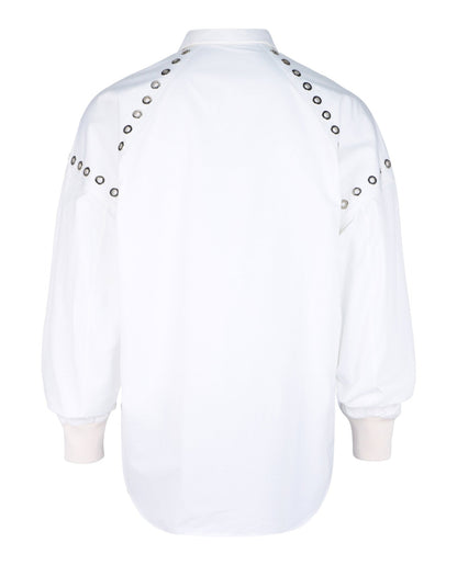 Alexander McQueen Grommet Detail Button-Up Shirt