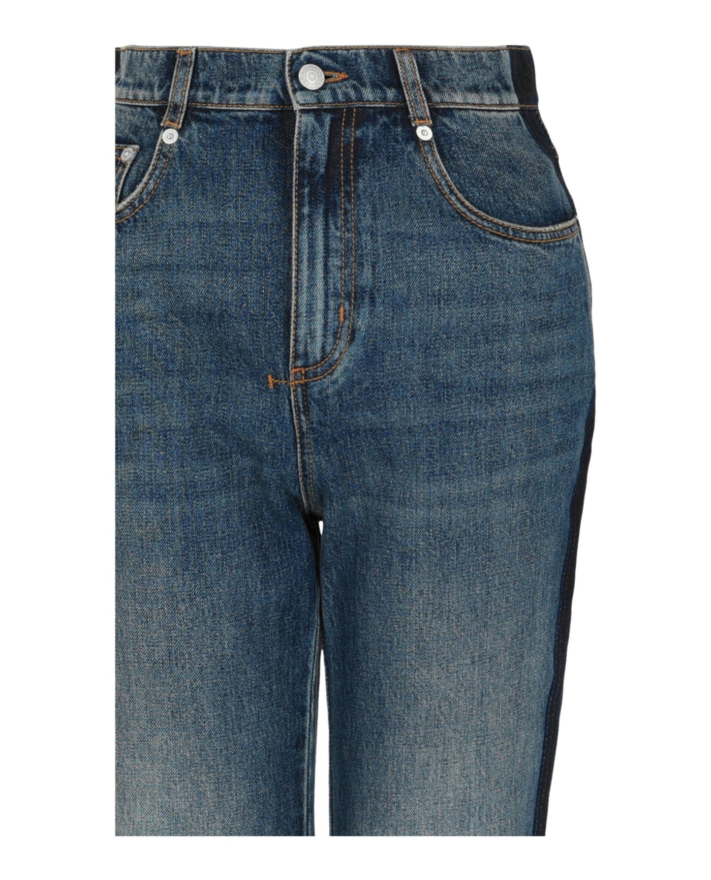 Alexander McQueen Faded Boyfriend Jeans