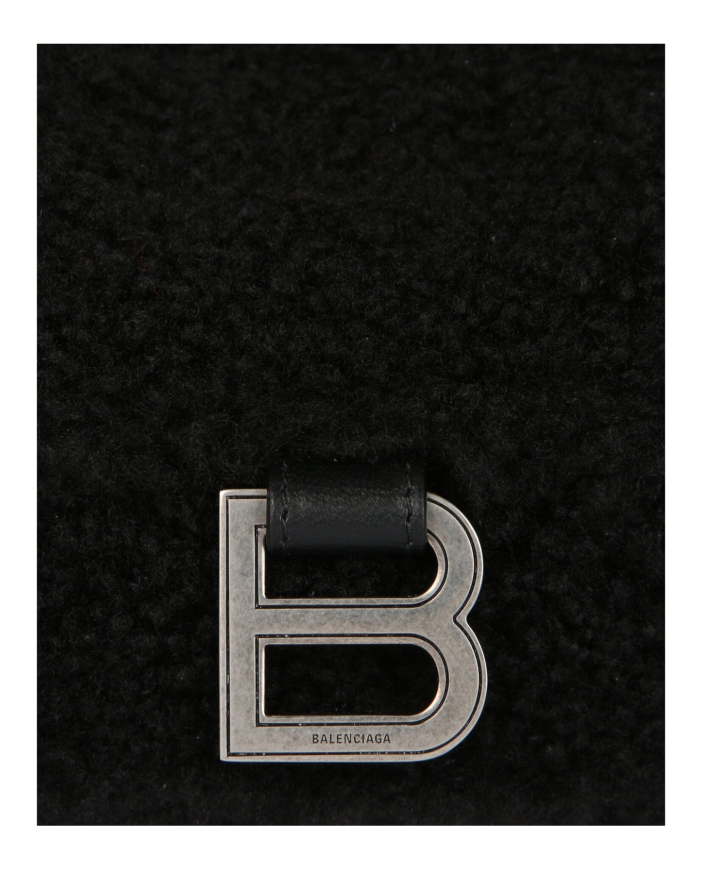 Balenciaga Crush Small Chain Bag With Faux Shearling