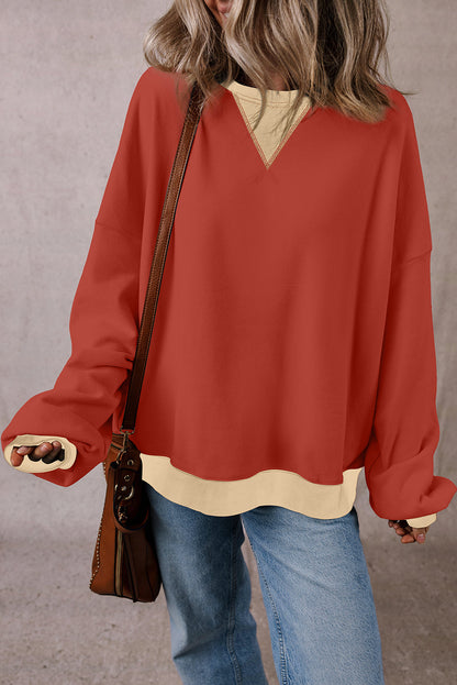 Threaded Pear Abigail Drop Shoulder Oversized Sweatshirt