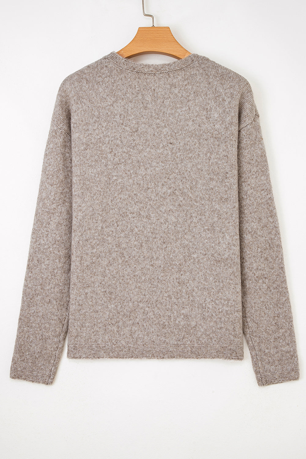 Threaded Pear Abigail Detail Drop Shoulder Sweater