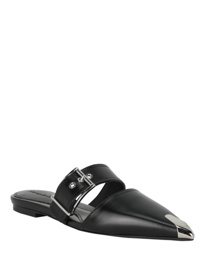 Alexander McQueen Punk Leather Flats