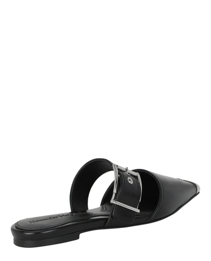 Alexander McQueen Punk Leather Flats