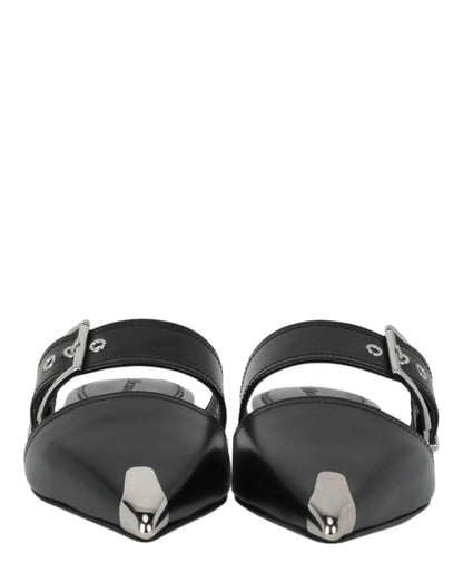 Alexander McQueen Punk Leather Flats