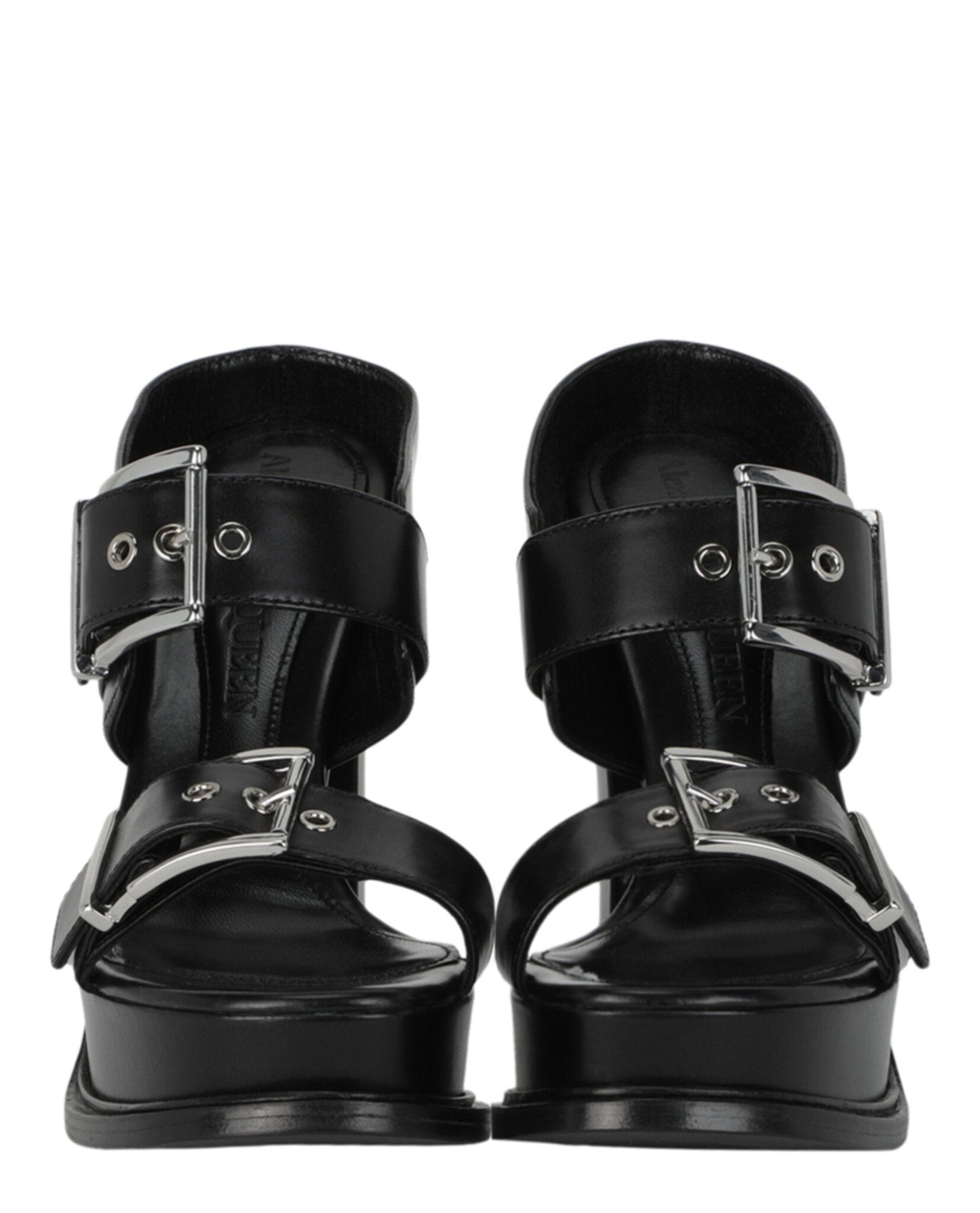 Alexander McQueen Boxcar Leather Sandals
