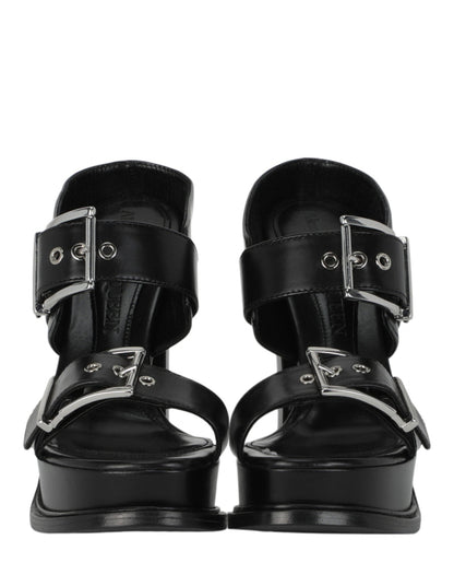 Alexander McQueen Boxcar Leather Sandals